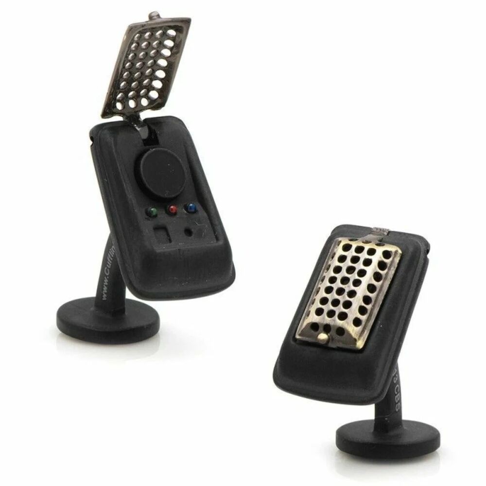 Star Trek Communicator Cufflinks – Officially Licensed